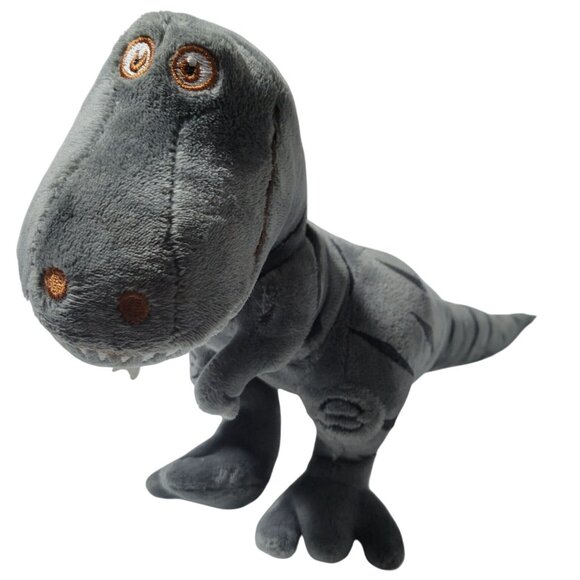 Tyrannosaurus Rex Dinosaur 16 inch Plush T-Rex Gray Soft Stuffed Animal Toy - Picture 1 of 6